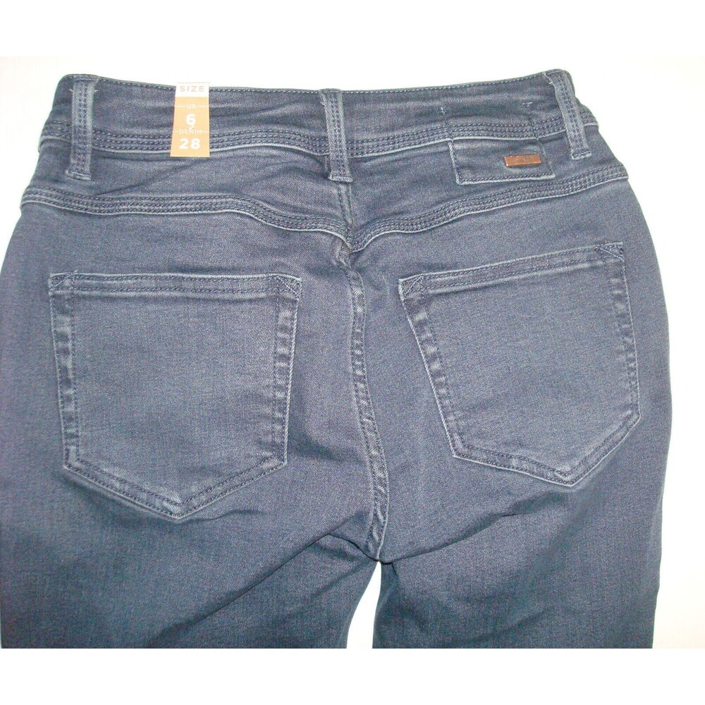 New NWT Womens 10 30 30 Soma Prana Jeans Denim Tinted Black Blue Stretch Skinny